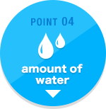 Amount of water